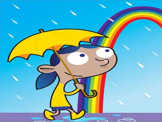 r ist für Regenbogen Puzzlespiel online