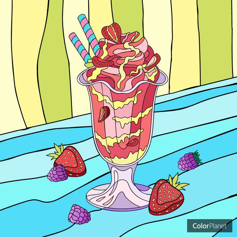 Strawberry Milkshake online puzzle