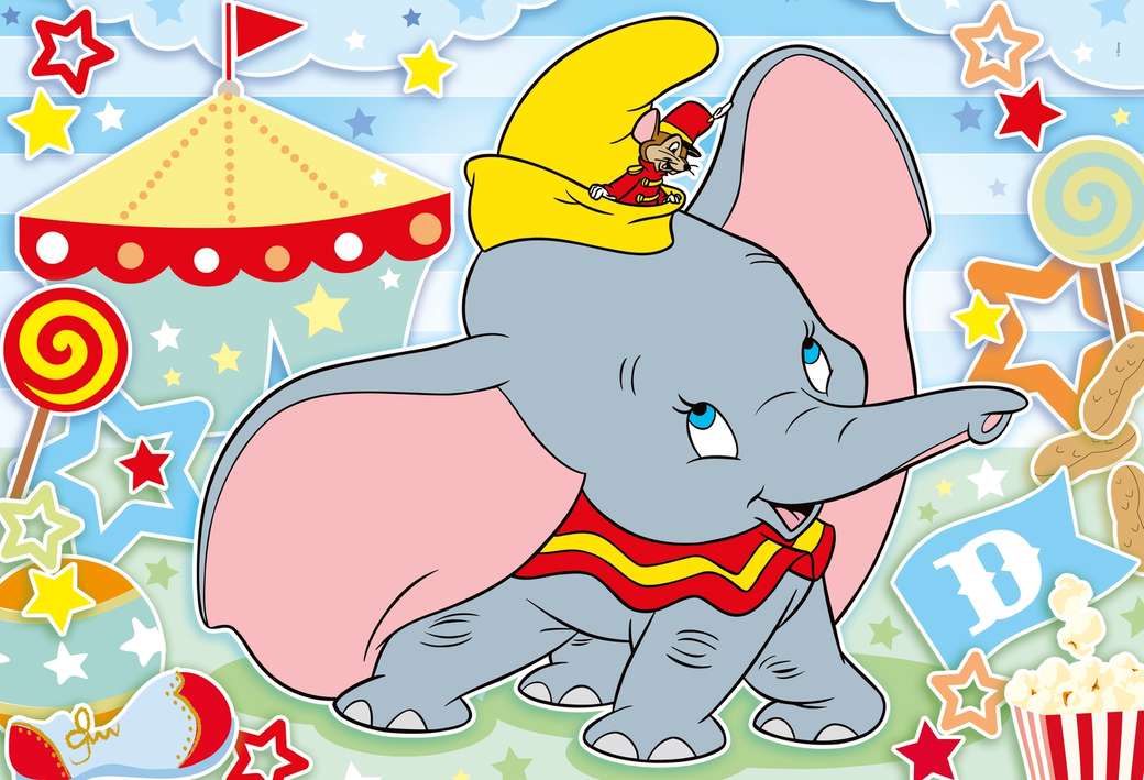 Disney Dumbo online puzzel