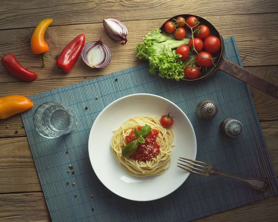 Spaghetti apetitici puzzle online
