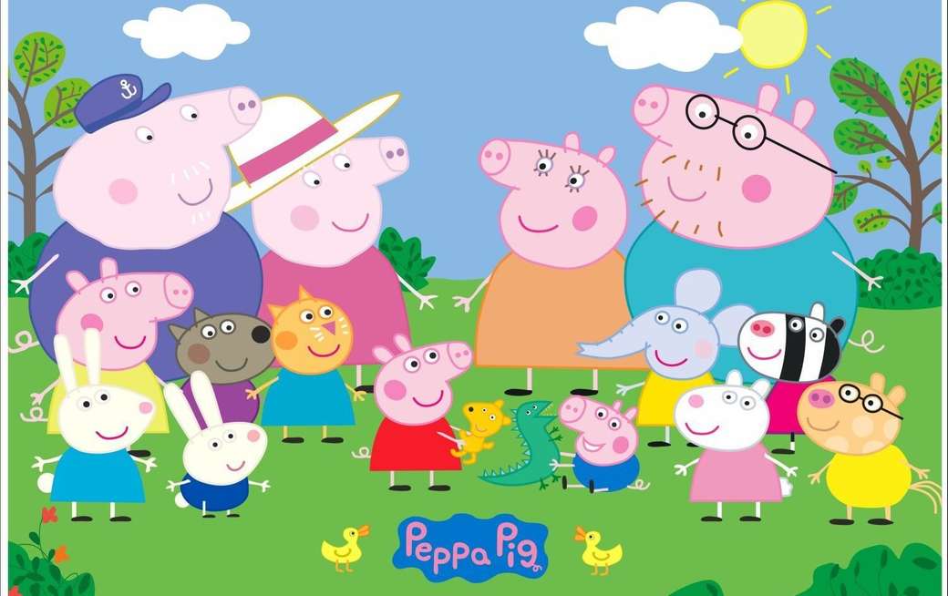 Peppa Pig και φίλοι παζλ online