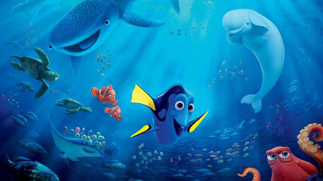 Wo ist Dory? Online-Puzzle