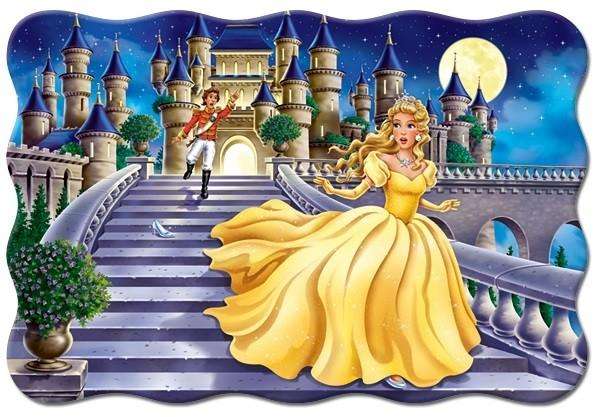 Puzzle Cinderella entkommt aus der Burg Online-Puzzle