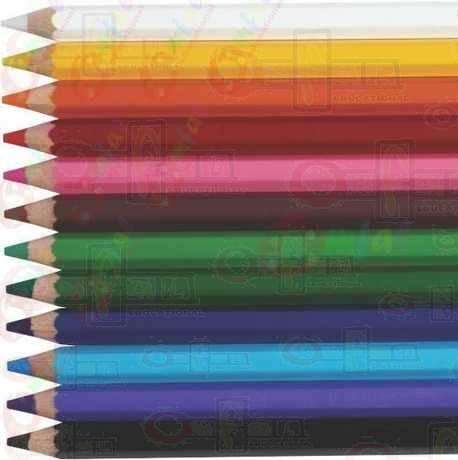 кольорові олівці онлайн пазл