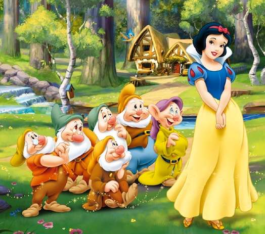 Snow White and the Seven Dwarfs jigsaw puzzle online