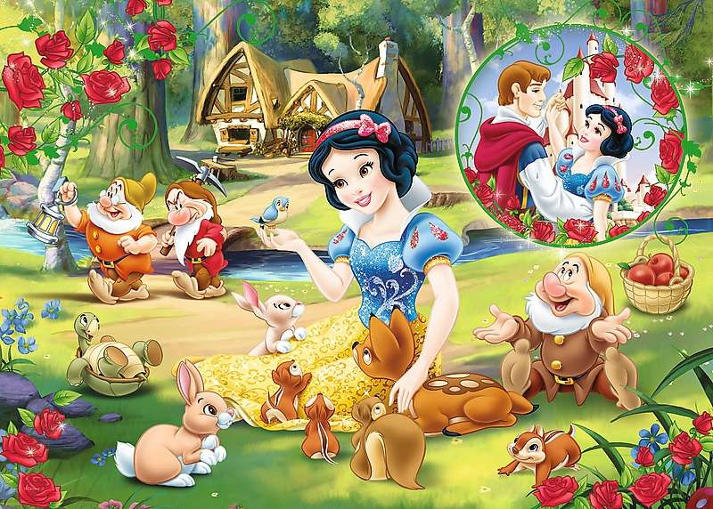 Snow White, en dröm om kärlek pussel på nätet