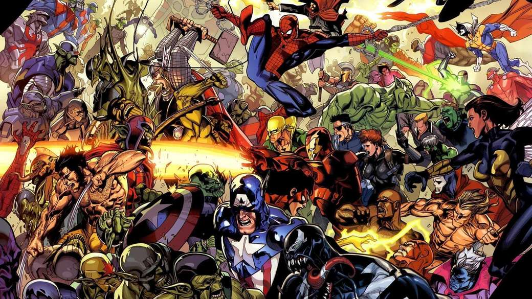 Bandes dessinées Marvel puzzle en ligne