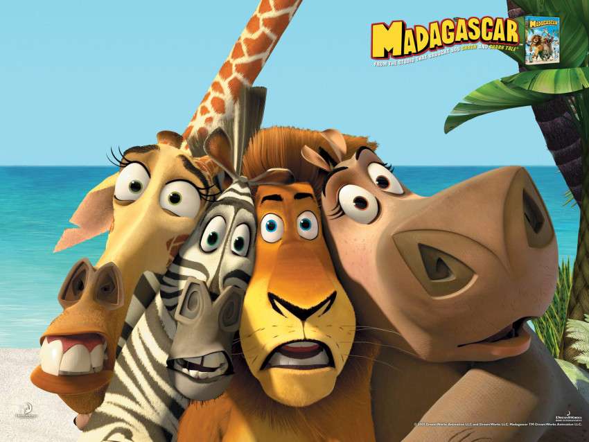 Madagascar online puzzel