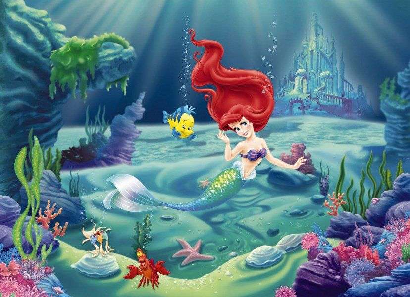 A Pequena Sereia, Ariel Disney - ..... puzzle online