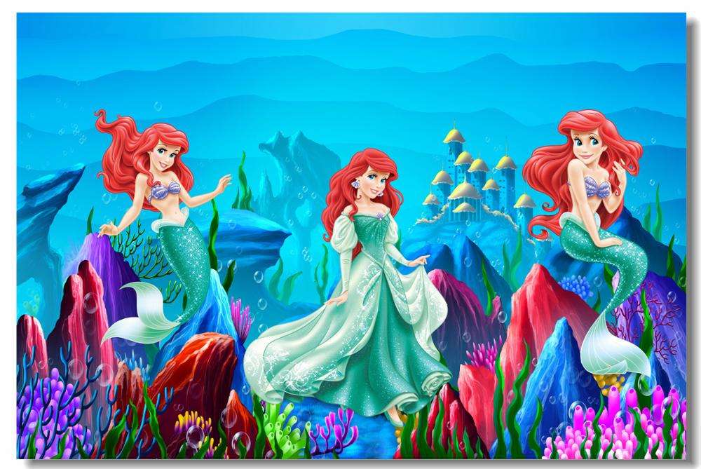 Den lilla sjöjungfrun: Ariels barndom pussel på nätet