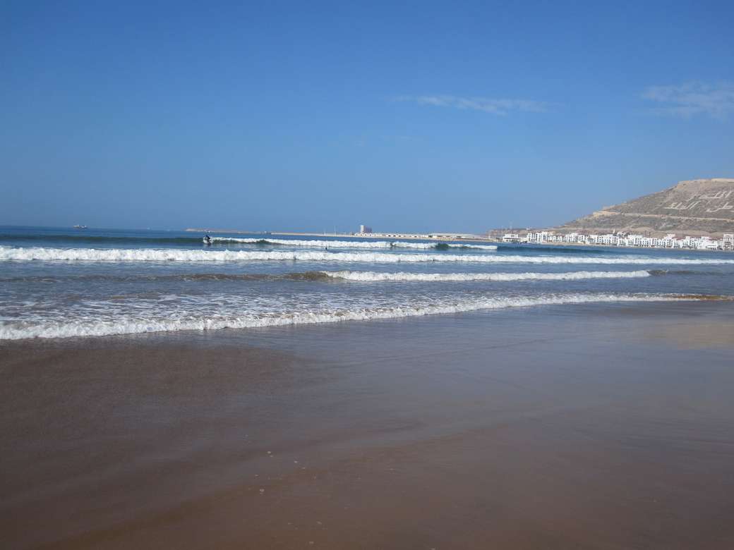 Playa de Agadir rompecabezas en línea