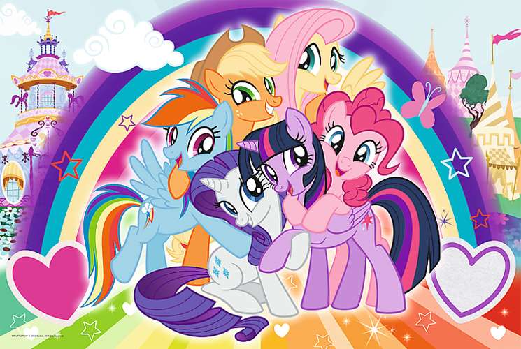 My Little Pony Happy Ponies online puzzel