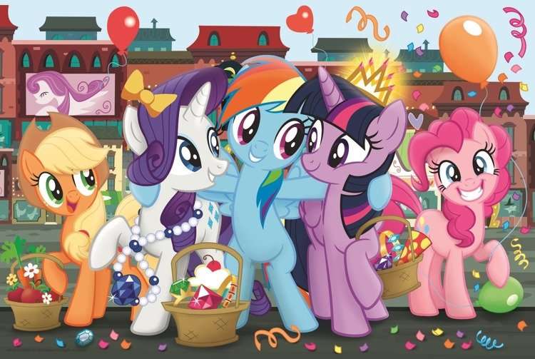 My little Pony shopping ponies jigsaw puzzle online