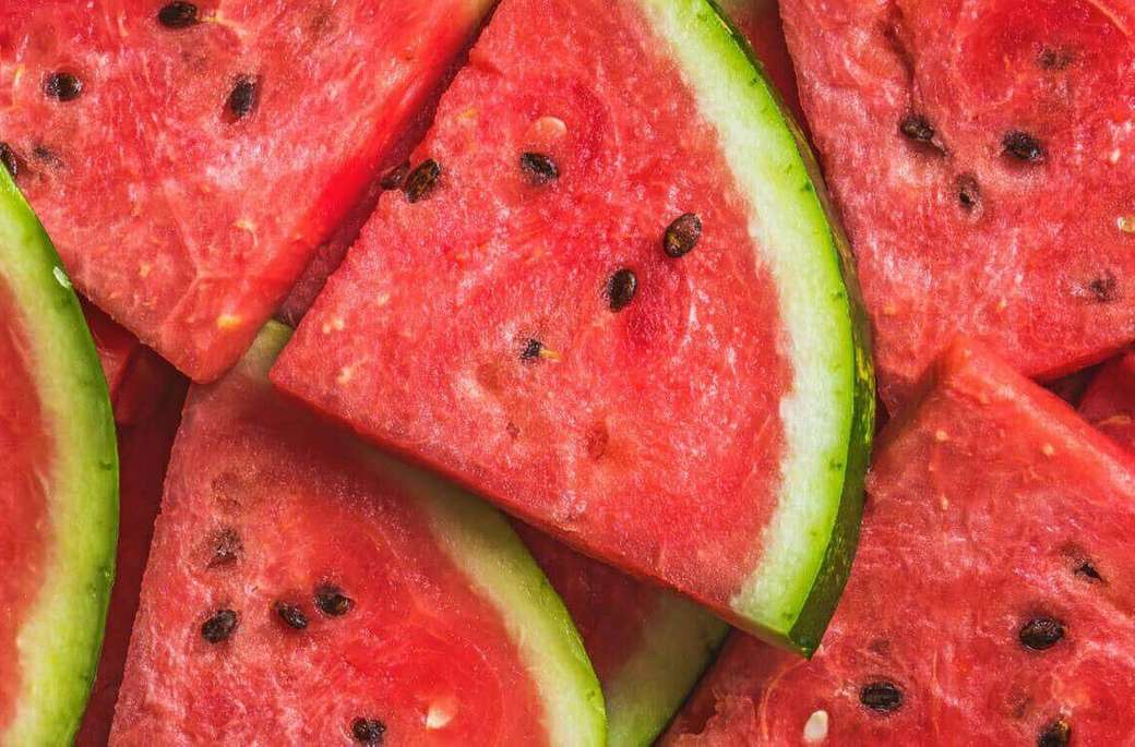ein paar 1/24 Stücke Wassermelone Online-Puzzle