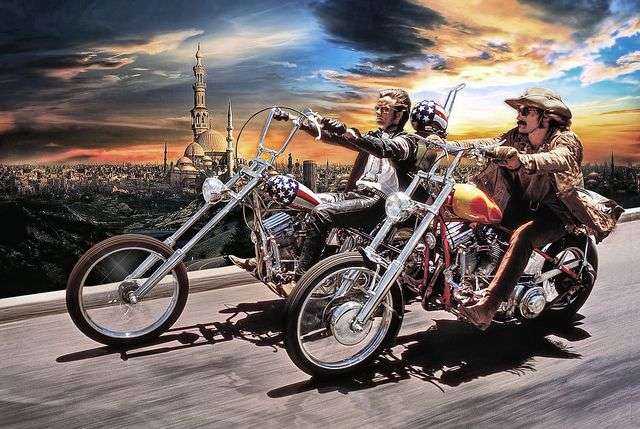 Easy rider - Harley Davidson rompecabezas en línea