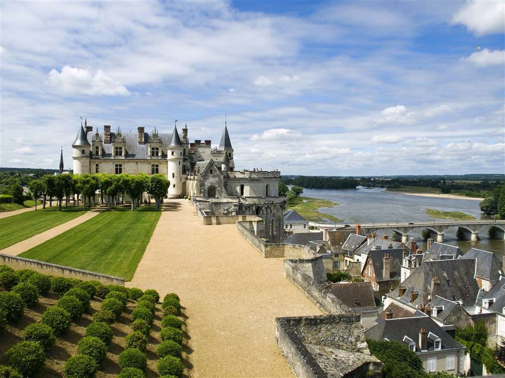 Kasteel aan de Loire legpuzzel online