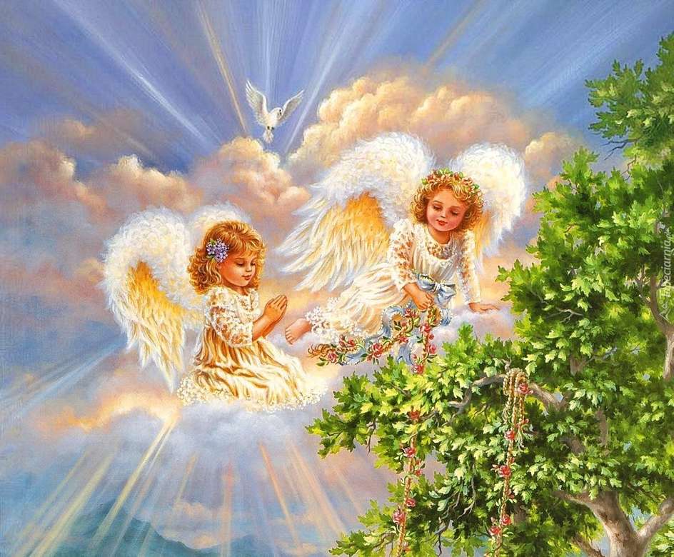 Îngeri, carte puzzle online