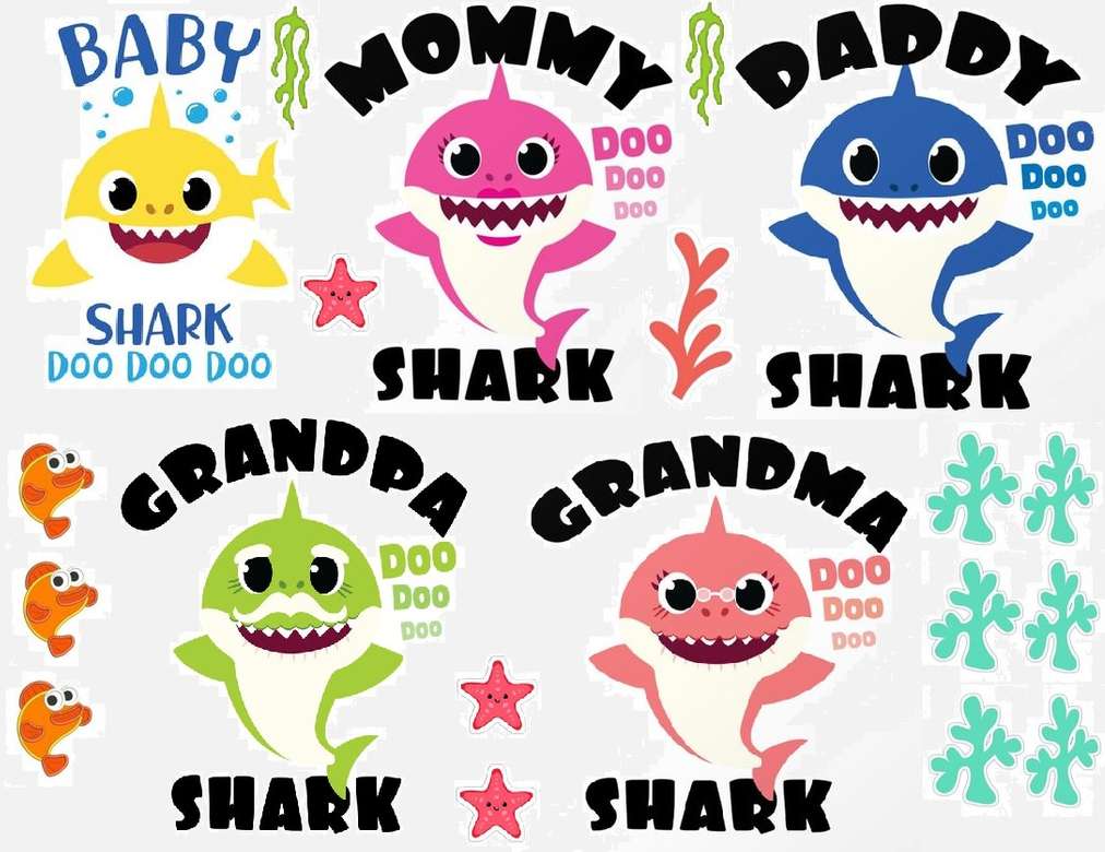 Baby shark puzzle rompecabezas en línea