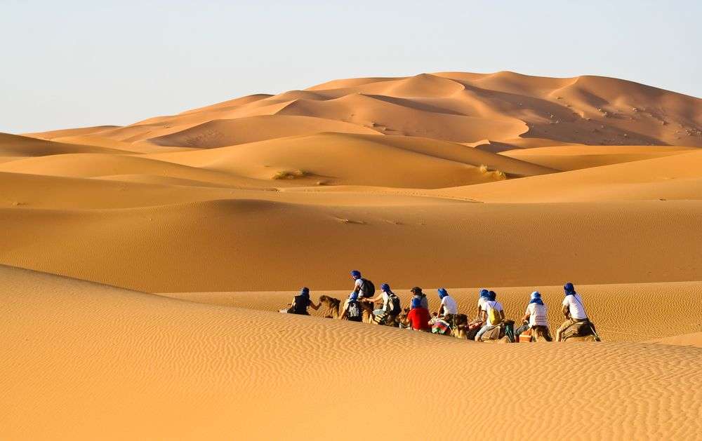 Öken Sahara pussel på nätet