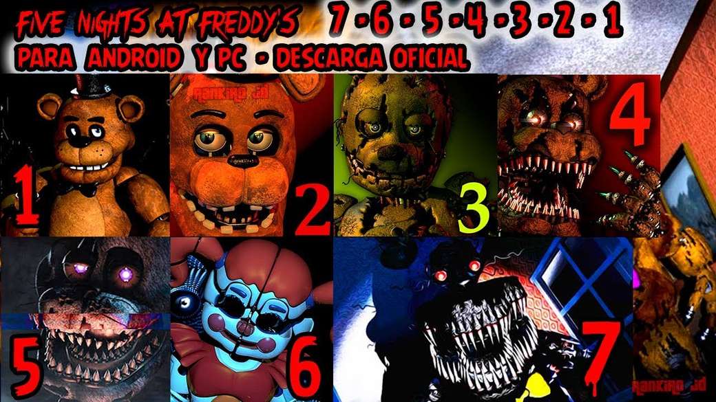 Five Nights At Freddy's 3 - online puzzle