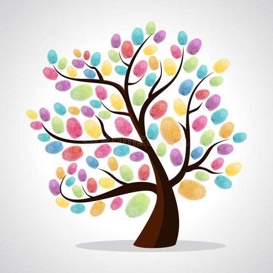 A COLORFUL TREE online puzzle