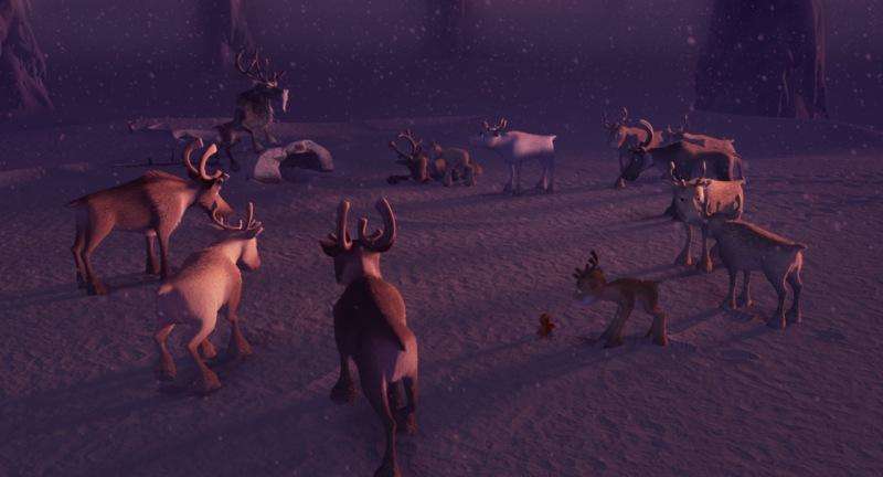 Северните елени на Нико спестяват Коледа онлайн пъзел