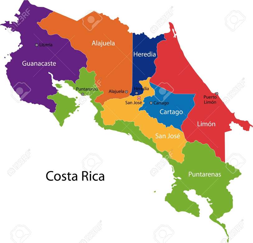 Costa Rica puzzle en ligne