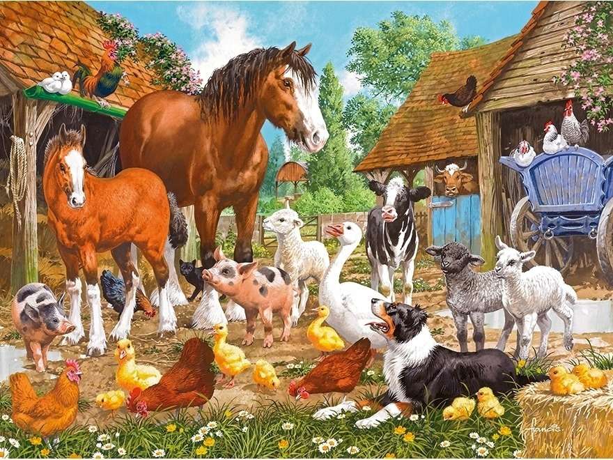 ೋ ღ Farm Animals ೋ ღ online puzzle
