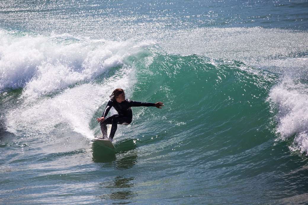 Surfen in Frankrijk, in Bretagne legpuzzel online