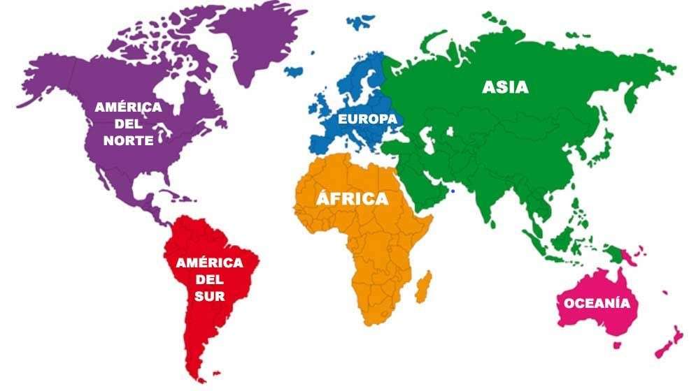 Kontinenter 8.3 pussel på nätet