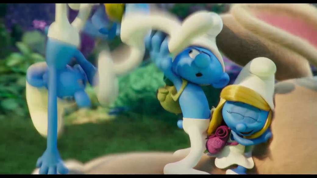 Smurfs. Raiders of the lost village jigsaw puzzle online