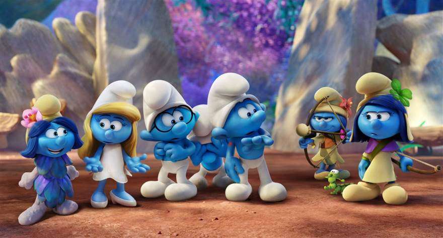 The smurfs: Raiders of the lost village jigsaw puzzle online