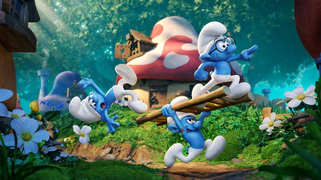 Os Smurfs: Raiders of the Lost Village puzzle online