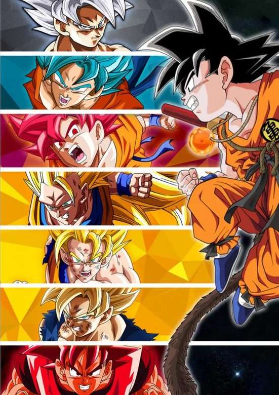 Dragon Ball online puzzle