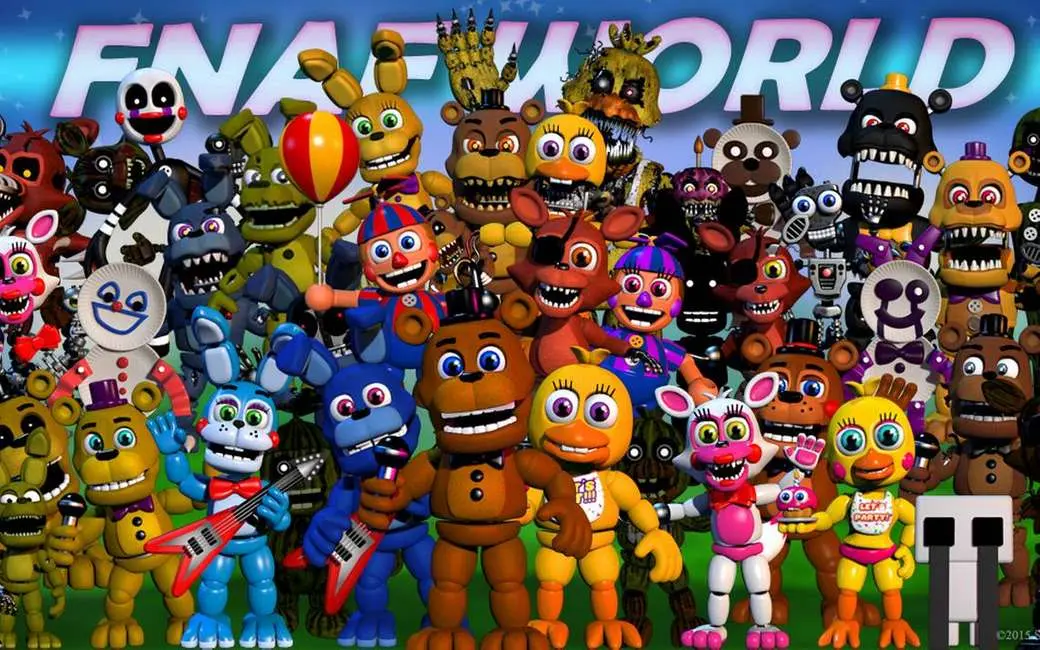 FNAF WORLD ALPHA - (PSP) by NazDev32