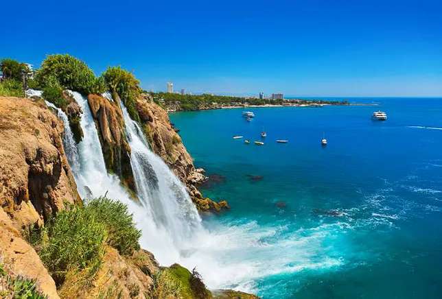 Duden waterfalls and Kursunlu-TURKEY online puzzle