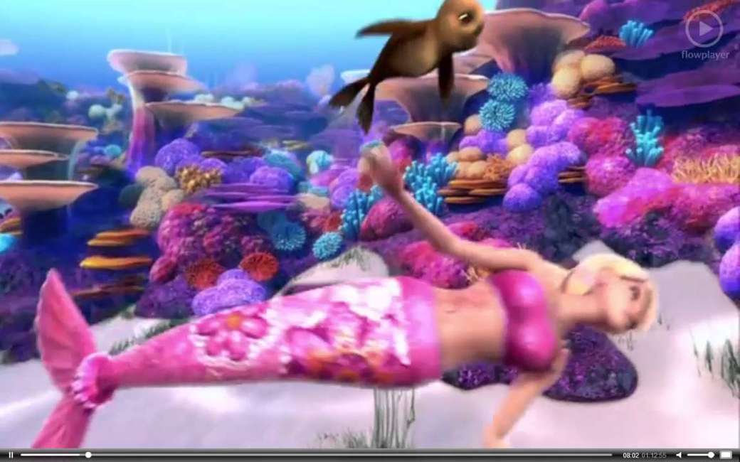 A colorful mermaid .... online puzzle