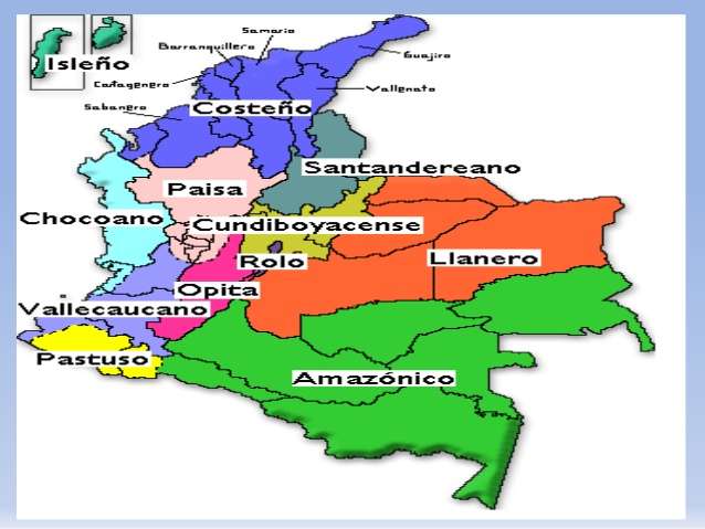 dialectos colombianos online puzzle