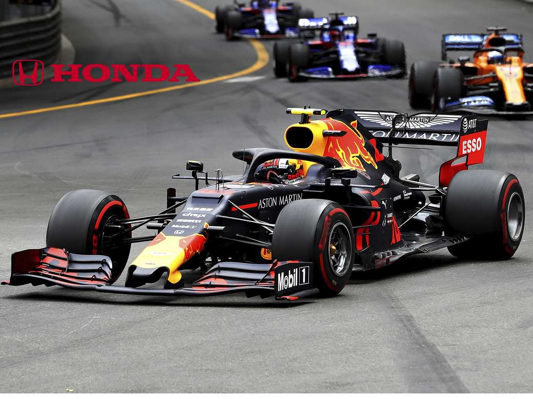 F1 Redbull Honda puzzle en ligne