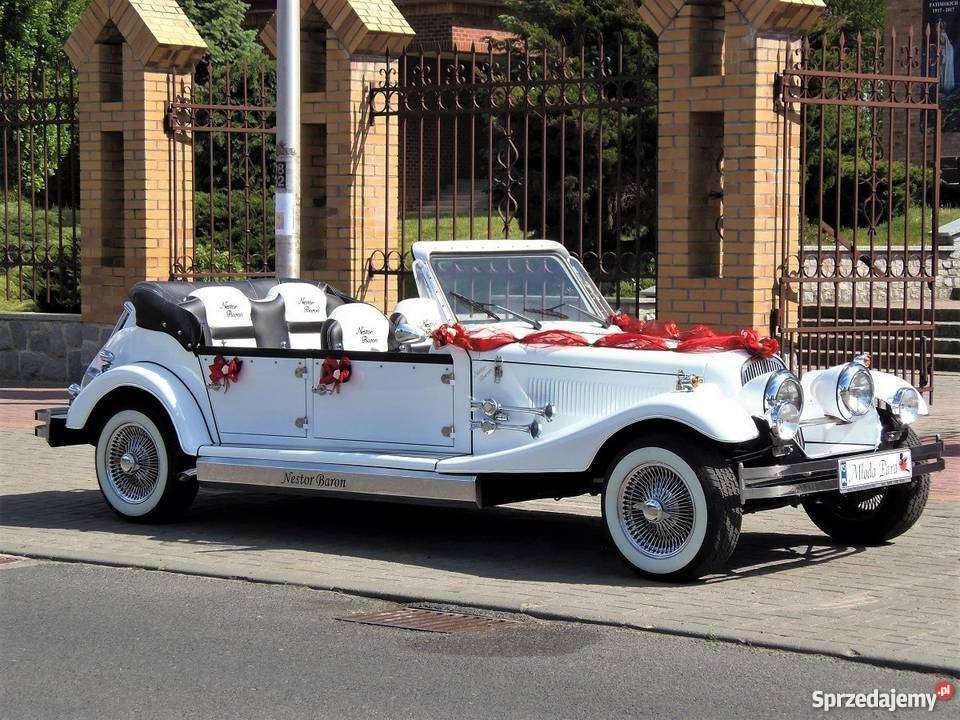 Gyönyörű retro autó online puzzle
