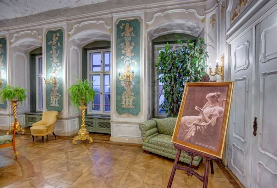 Ein Raum im Palast in Łańcut Puzzlespiel online