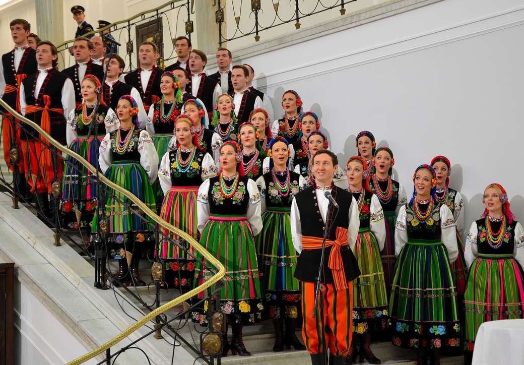 Gruppo nazionale di canti e balli popolari "Mazowsze" puzzle online