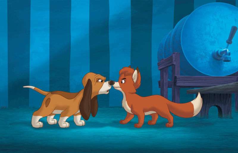Der Fuchs und der Hund 2 Online-Puzzle