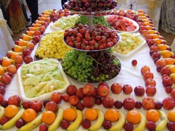 фруктовий стіл онлайн пазл
