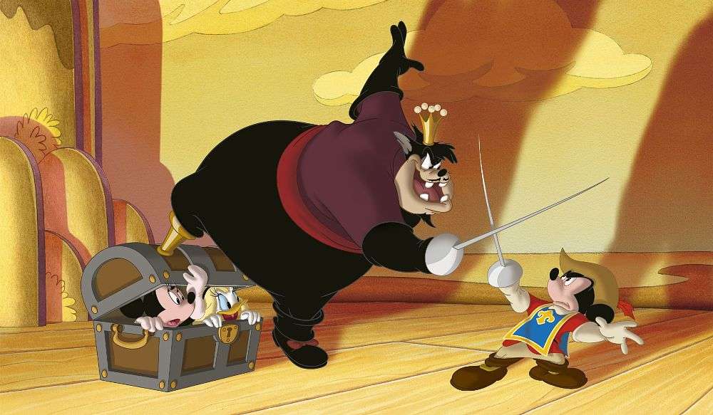 Mickey, Donald, Goofy: The Three Musketeers legpuzzel online