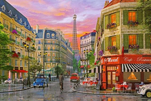 Parigi nella pittura. puzzle online