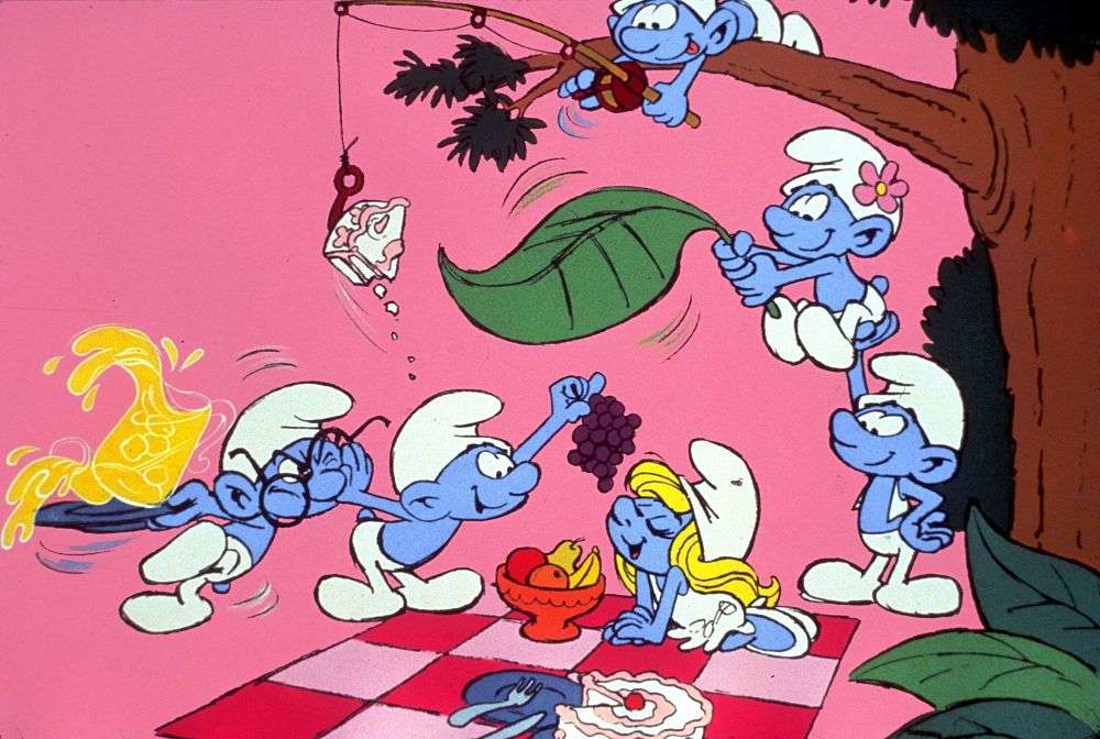 Os Smurfs ... quebra-cabeças online