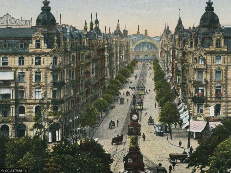 Франкфурт-на-Майне около 1900 г. онлайн-пазл