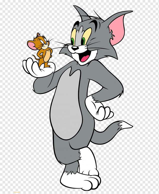 Tom Cat Jerry Mouse Guldålder av amerikansk animation Pussel online