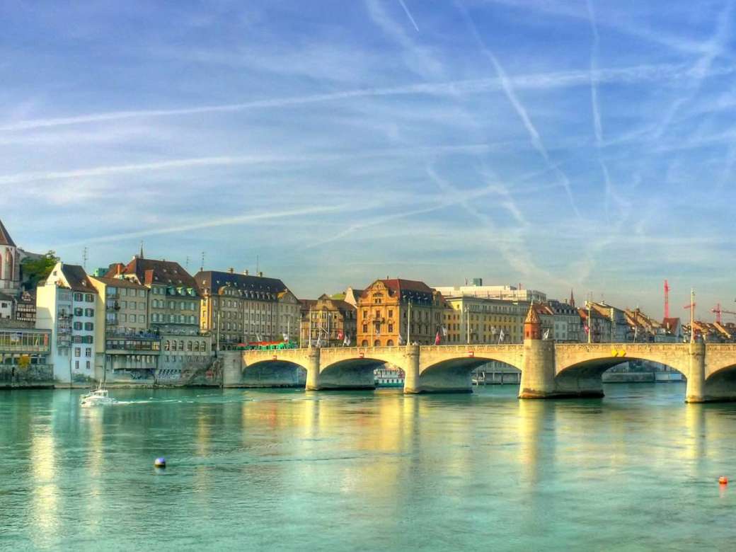 Basel am Rhein Schweiz Puzzlespiel online